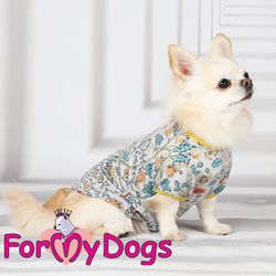 T-shirt Trikå "Grå-Gul "For My Dogs" UNISEX