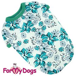 T-shirt Trikå "Green "For My Dogs" UNISEX