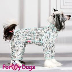 Duster tunn skyddsoverall "grey/menthol" Tik "For My Dogs"