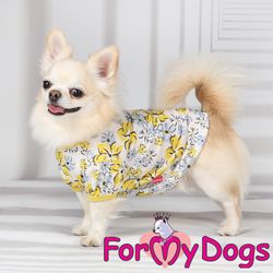 T-shirt Trikå "Yellow Flower"For My Dogs" UNISEX