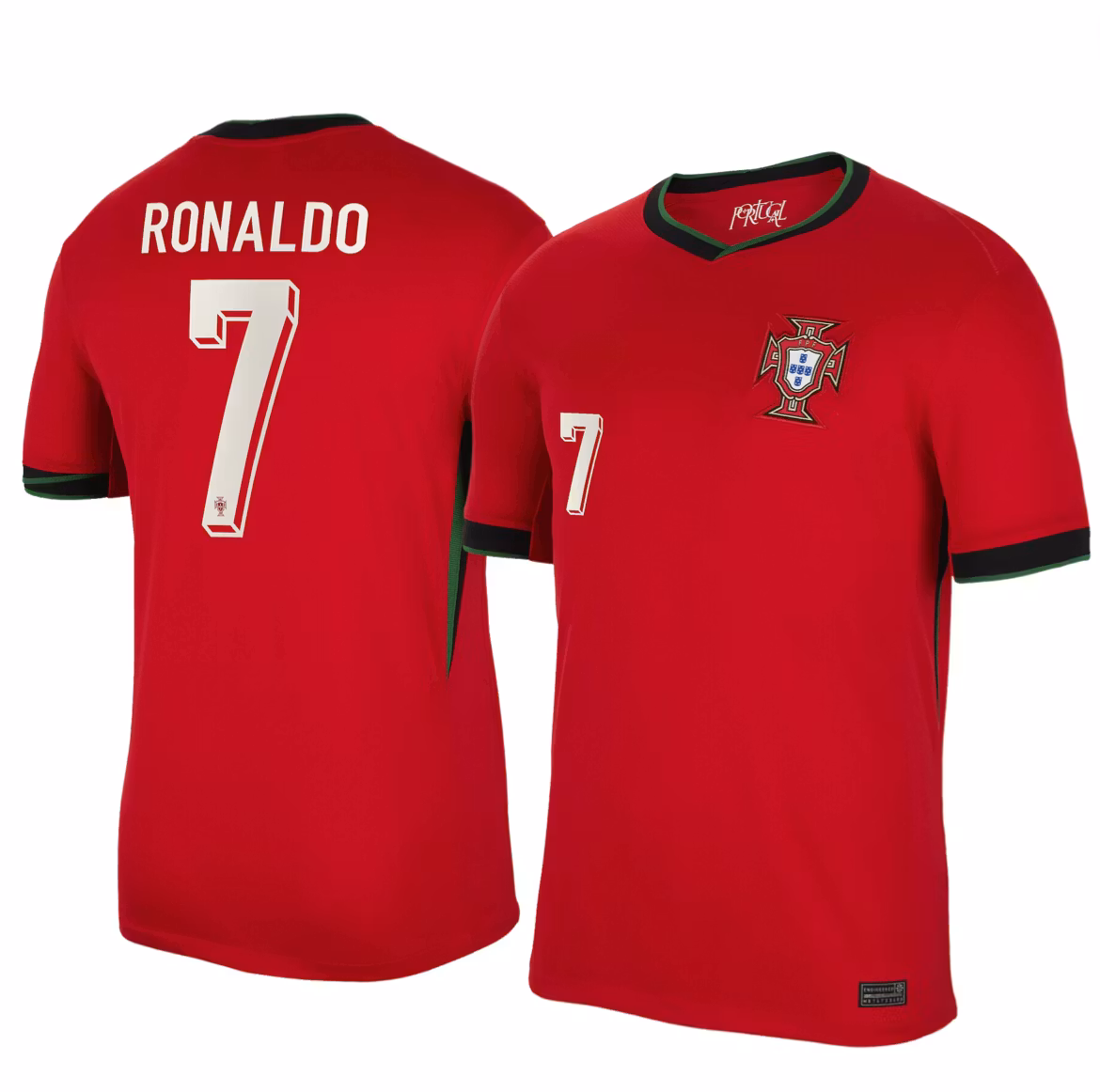 Barn fotbollströja Ronaldo, Portugal, Tröja