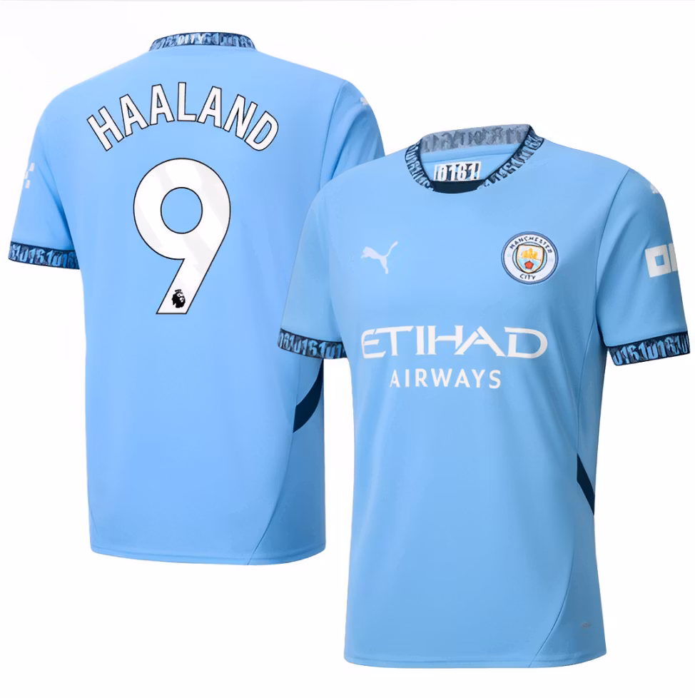 Barn fotbollströja Haaland, Man City, Tröja