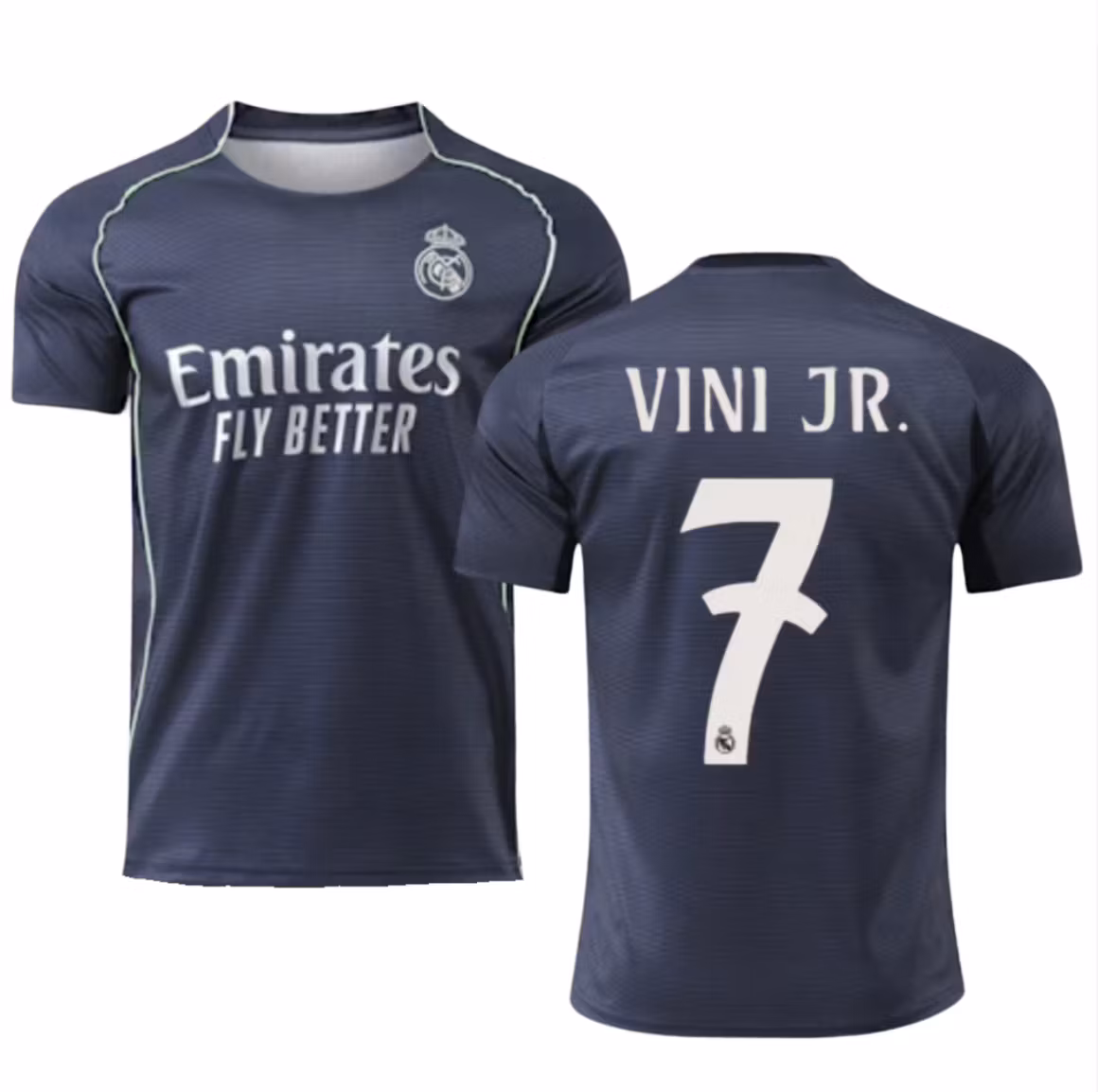 Barn Fotbollströja, Vinicius Jr, Real Madrid (Borta), Tröja