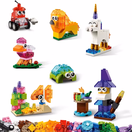 LEGO 11013 Classic Kreativa Transparenta Klossar