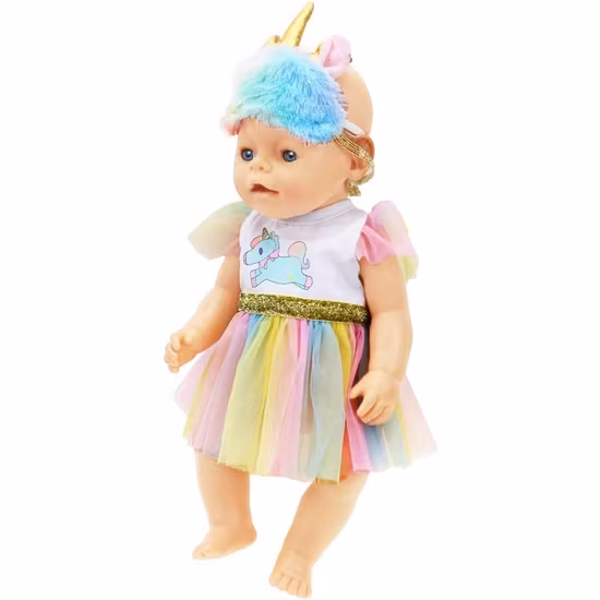 Zwoos Enhörning Dockkläder Med Pannband