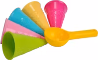 Simba Sandformar Set Glasstrutar