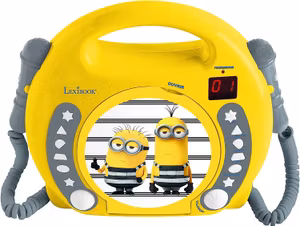 Minions CD-spelare med 2 mikrofoner