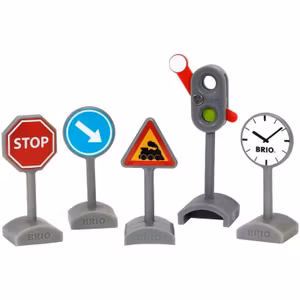BRIO World 33864 Set med Trafikskyltar