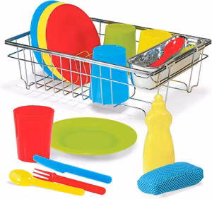 Melissa & Doug Diskställ Med Tillbehör