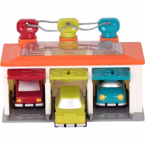 Battat Toys Garage med bilar och nycklar