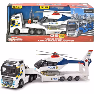 Volvo Lastbil Med Svensk Helikopter