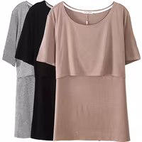 Kortärmad Amningstopp 3pack