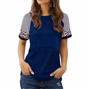 Amnings T-shirt Marinblå