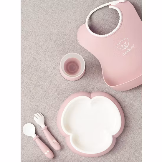 BabyBjörn 5 Delar Middagsset Rosa