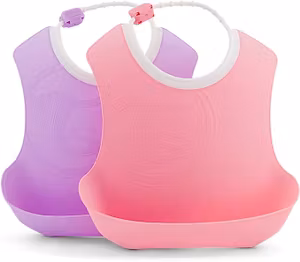 Twistshake Haklapp 2-pack, Rosa/Lila