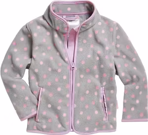 Playshoes Fleecejacka,Grå/Rosa