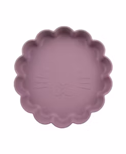 BabyBloom Barntallrik Med Volangkant Lila