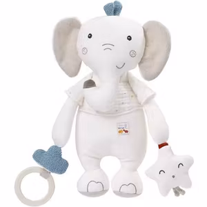 Fehn Aktivitetsleksak Med Skallra Elefant