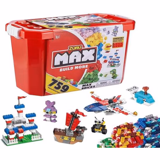 MAX Build More Byggklossar 759 Bitar