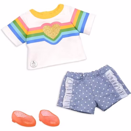 Dock kläder glitter girls