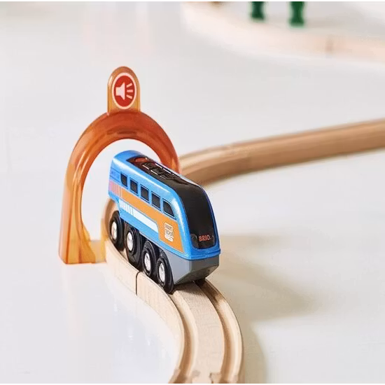 BRIO 33974 Action Tunnel Circle Set (Smart Tech Sound)