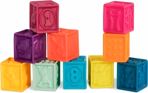 Battat Toys Mjuka Baby Byggklossar