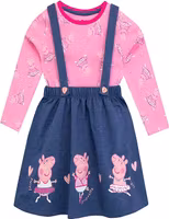 Greta Gris Pinafore Klänning