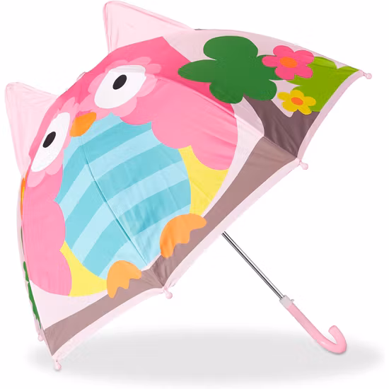 Relaxdays Barnparaply Uggla