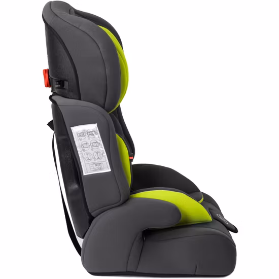 Kinderkraft Comfort Up Bilbarnstol, Grey/Green