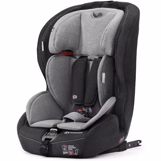 Kinderkraft Safety Fix Bilbarnstol, Grå