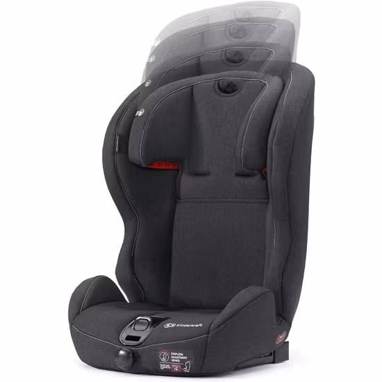 Kinderkraft Safety Fix Bilbarnstol, Svart