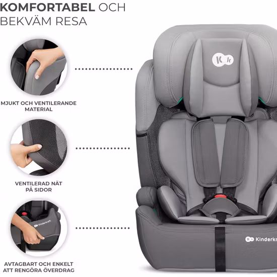 Kinderkraft Comfort Up I-Size, Grey