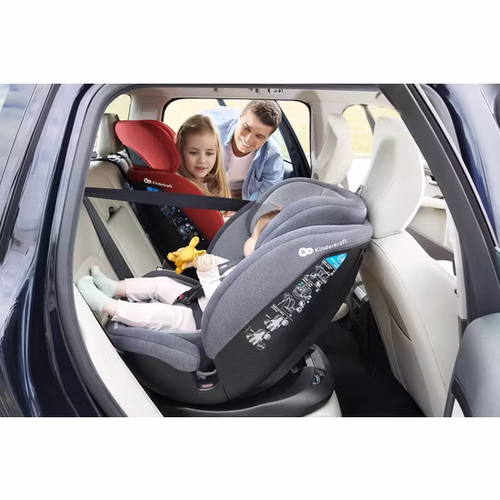 Kinderkraft Xpedition Svängbar 360°, Svart