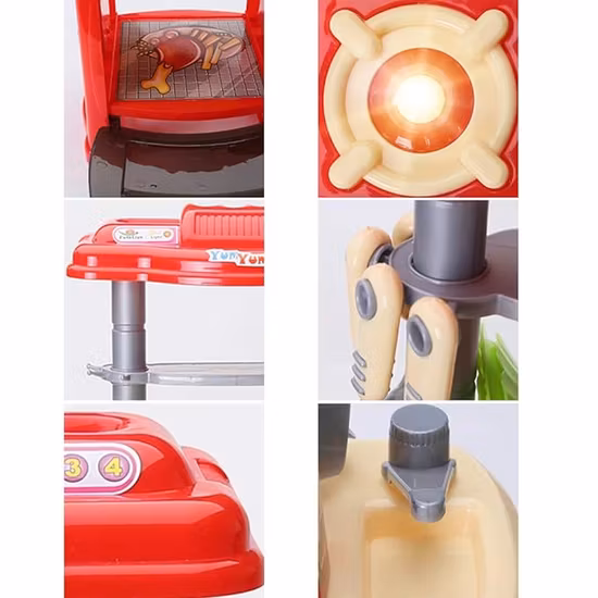 leksak kök med ljus och ljud