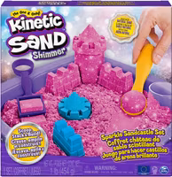 Kinetic Sand Sparkle sandslott lekset Rosa