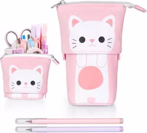 Vicloon Stående Pennfodral Rosa