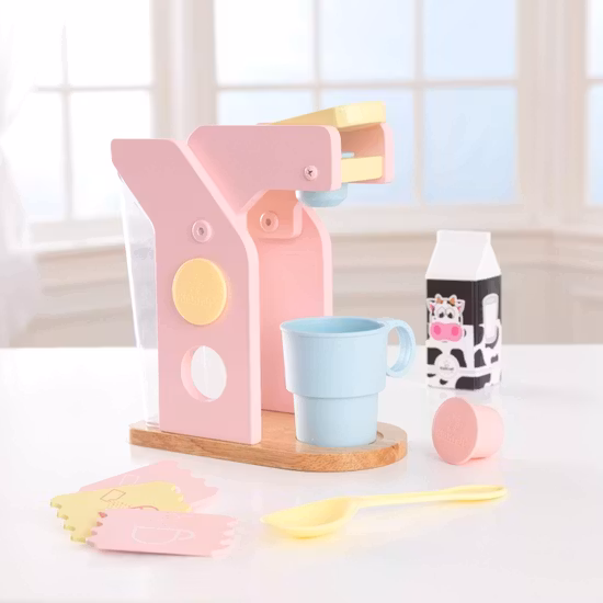 Kidkraft Kaffemaskin Pastell
