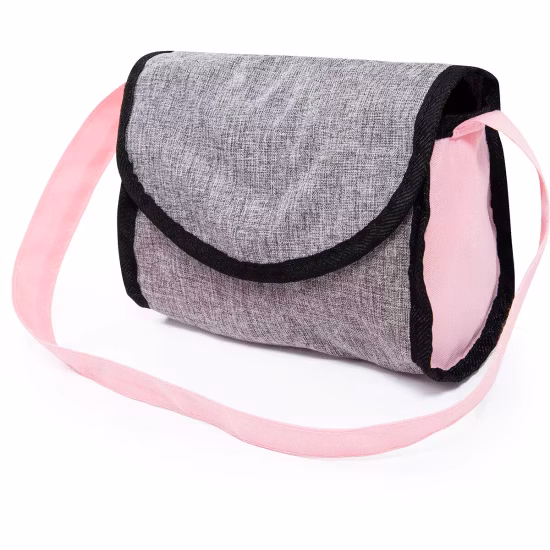 Bayer Design Dockvagn Cosy, Rosa/Grå