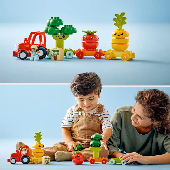 LEGO 10982 DUPLO Min första Frukt - Och Grönsakstraktor