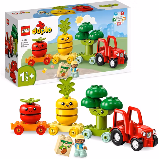 LEGO 10982 DUPLO Min första Frukt - Och Grönsakstraktor