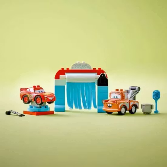 LEGO 10996 DUPLO Disney Blixten McQueen och Bärgarns Roliga Biltvätt