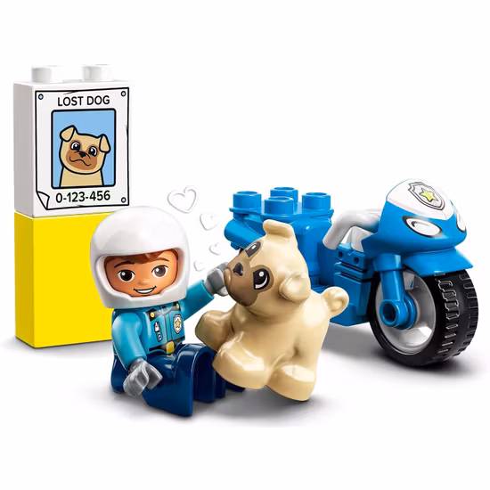 LEGO 10967 DUPLO Polismotorcykel