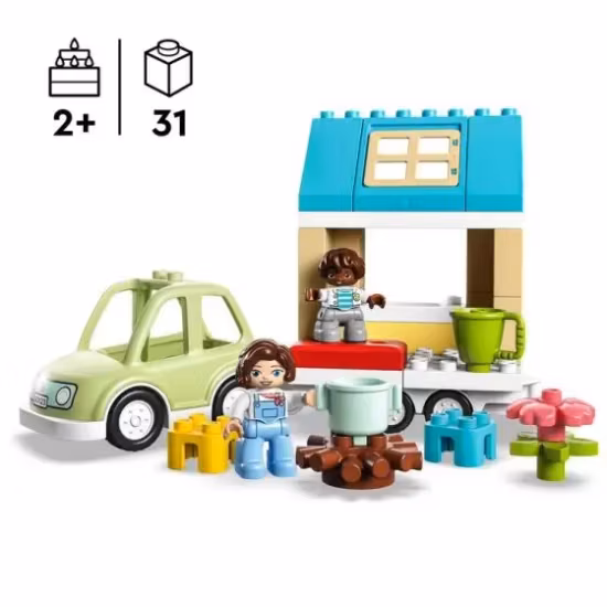 LEGO DUPLO Town 10986 Familjehus På Hjul