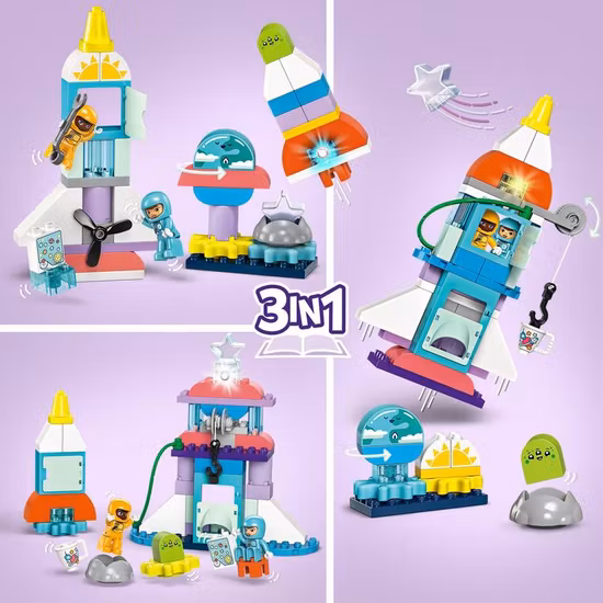 LEGO DUPLO Town 10422 3in1 Äventyr Med Rymdfärja