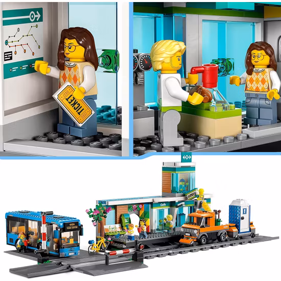 LEGO City Trains 60335 Tågstation