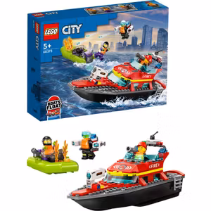 LEGO City Fire 60373 Brandräddningsbåt