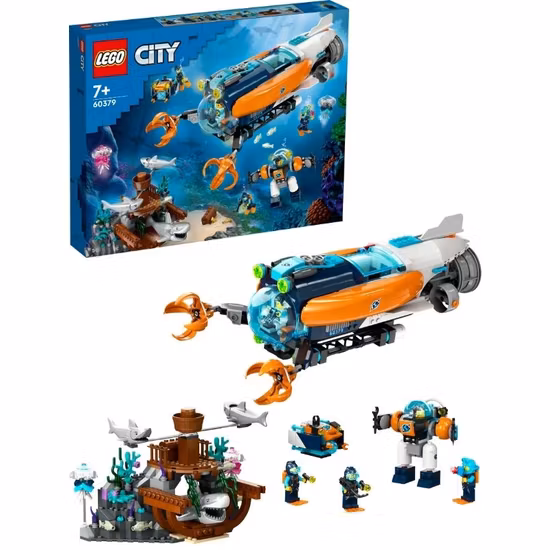 LEGO City 60379 Havsutforskare Och Ubåt