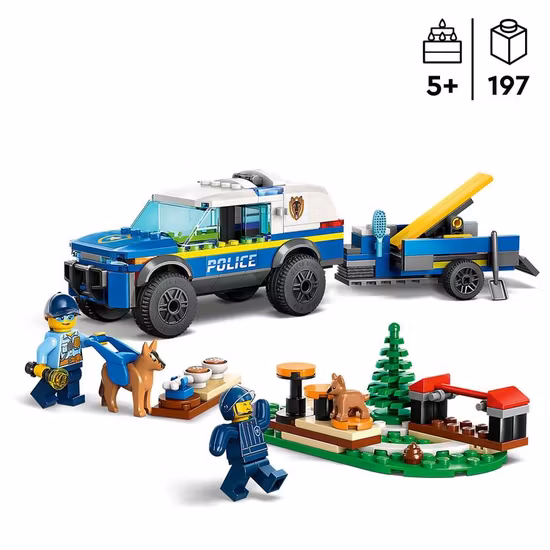 LEGO City Police 60369 Polisens Mobila Hundträning