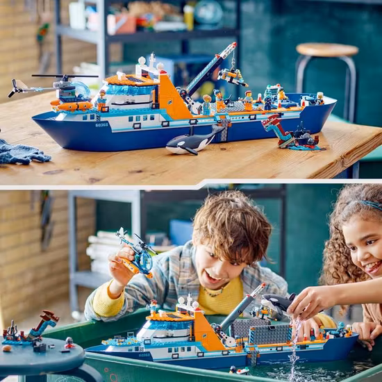 LEGO City Exploration 60368 Polarutforskare och skepp