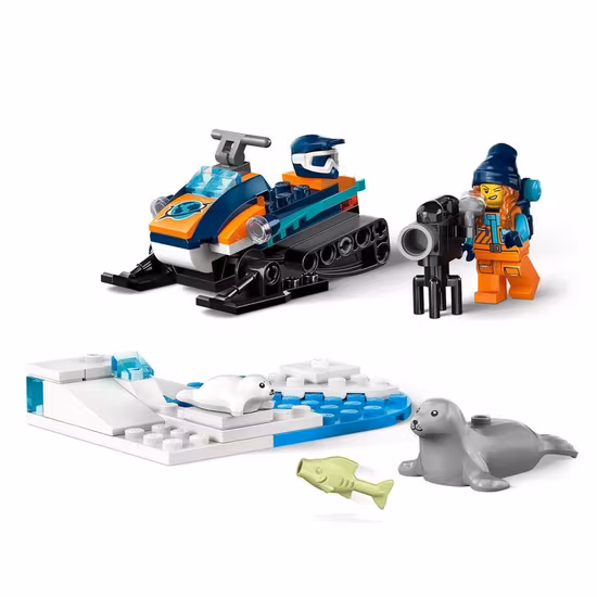 LEGO City 60376 Polarutforskare Och Snöskoter